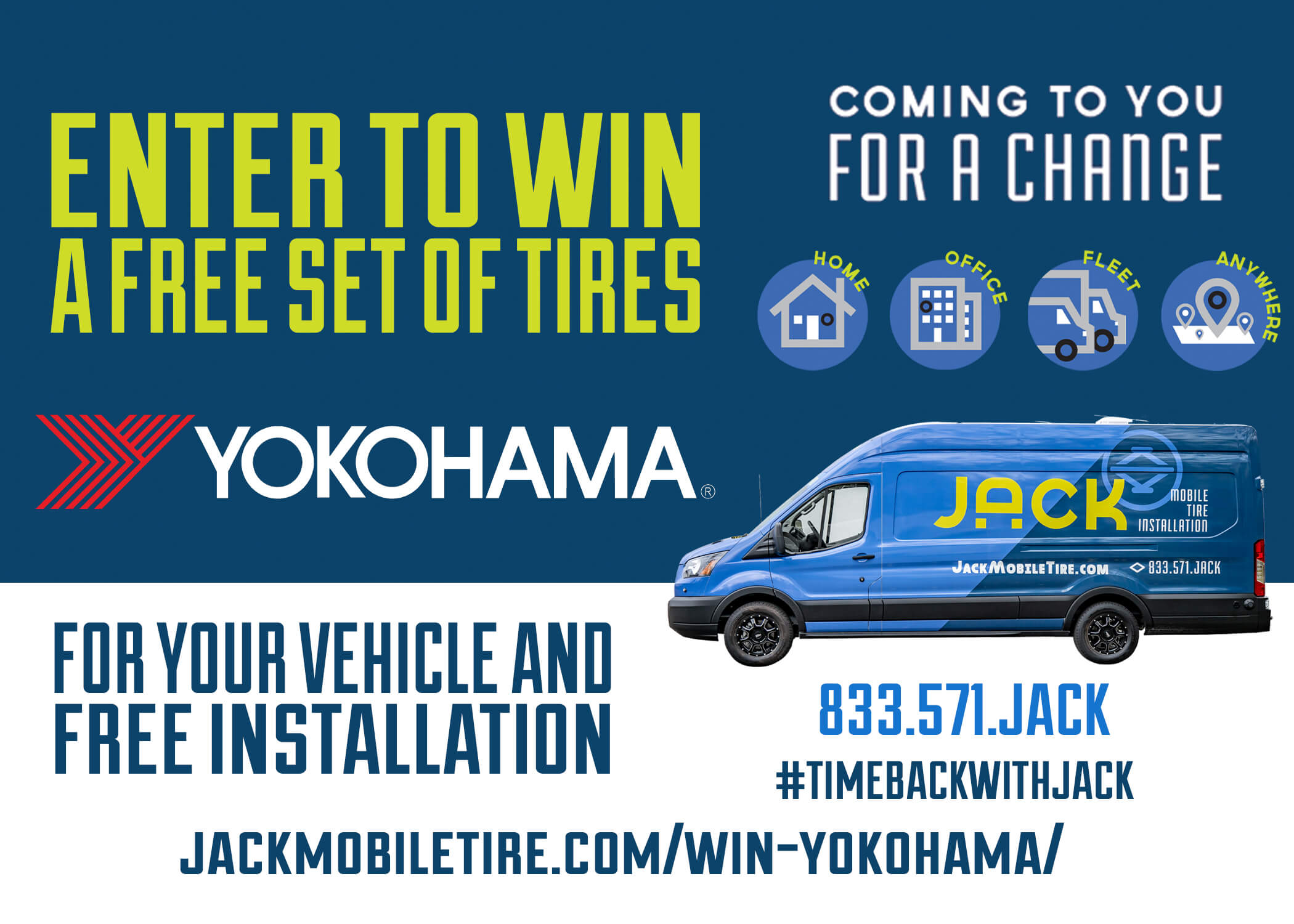 Win a FREE Set of Yokohama Tires